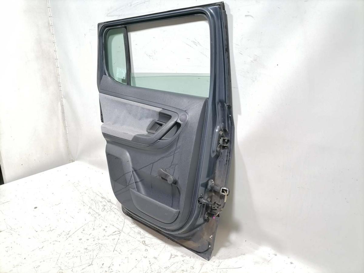 Skoda Fabia 2 Bj.2009 original T&uuml;r hinten links 9153 Anthracite grey Flie&szlig;heck Rohbau